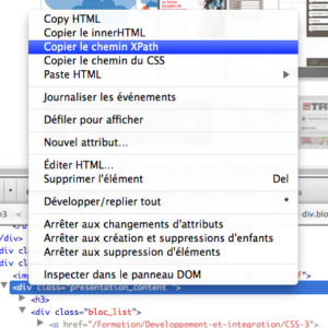 xPath avec Firebug